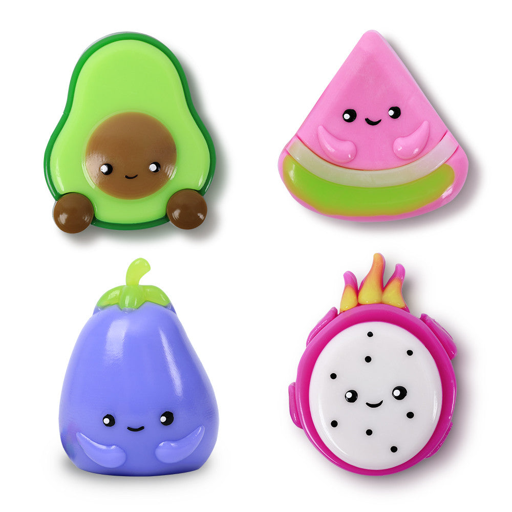 Taba Yabba Crew – Fruit 4 Days Series - Extra Sticky Fruit Fidget Toys to Squish & Collect | Top Trenz