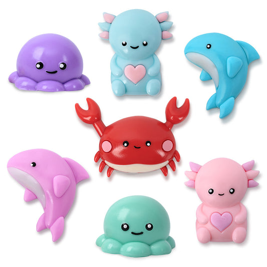 Taba Yabba Crew – Sea Life Series - Extra Sticky Fidget Toys to Squeeze, Stick & Collect | Top Trenz