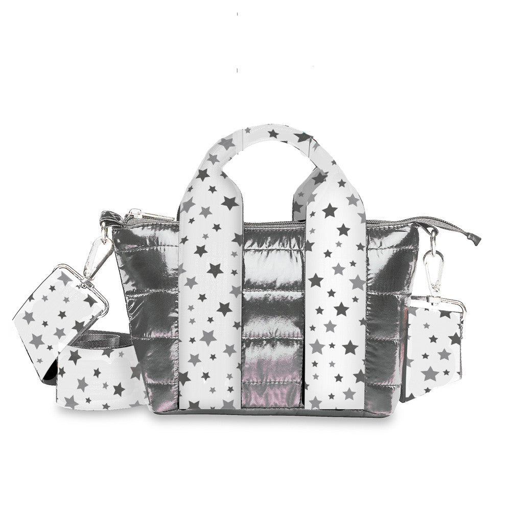 Best Gunmetal Puffer Tiny Tote For Kids And Tweens | Top Trenz