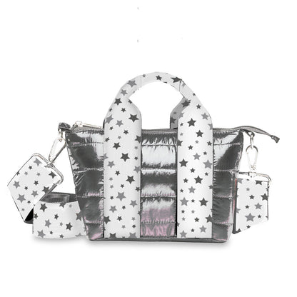 Best Gunmetal Puffer Tiny Tote For Kids And Tweens | Top Trenz