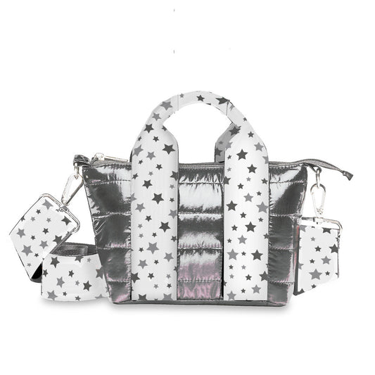 Best Gunmetal Puffer Tiny Tote For Kids And Tweens | Top Trenz