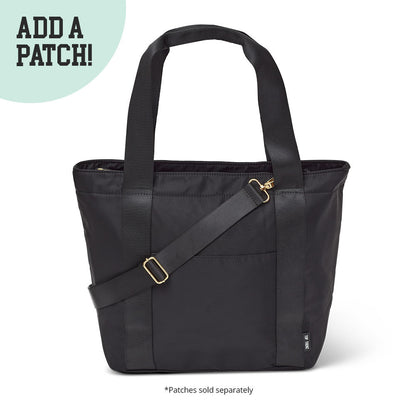 Black Nylon Weekender Tote Bag For Kids And Tweens | Top Trenz