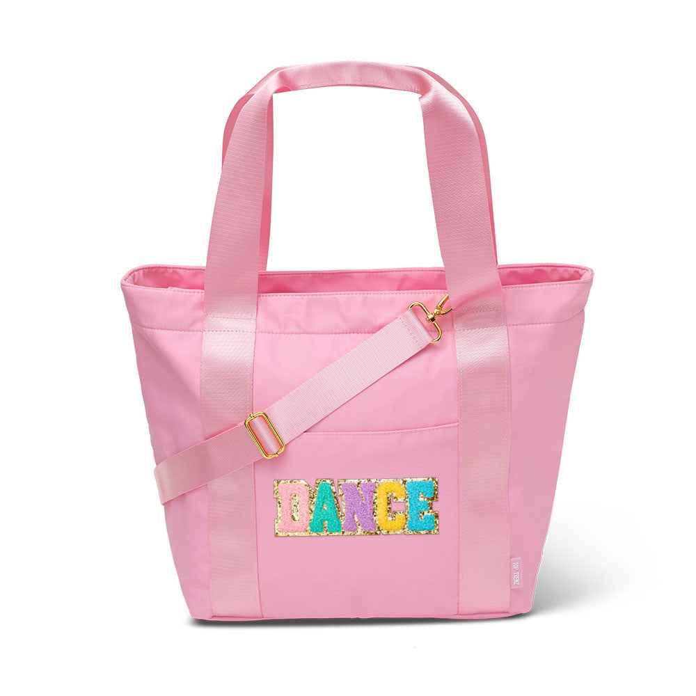 Pink Nylon Weekender Dance Tote Bag | Top Trenz