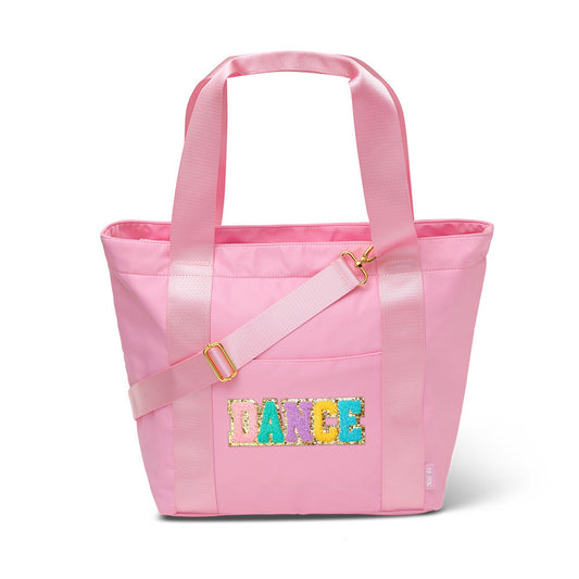 Pink Nylon Weekender Dance Tote Bag | Top Trenz