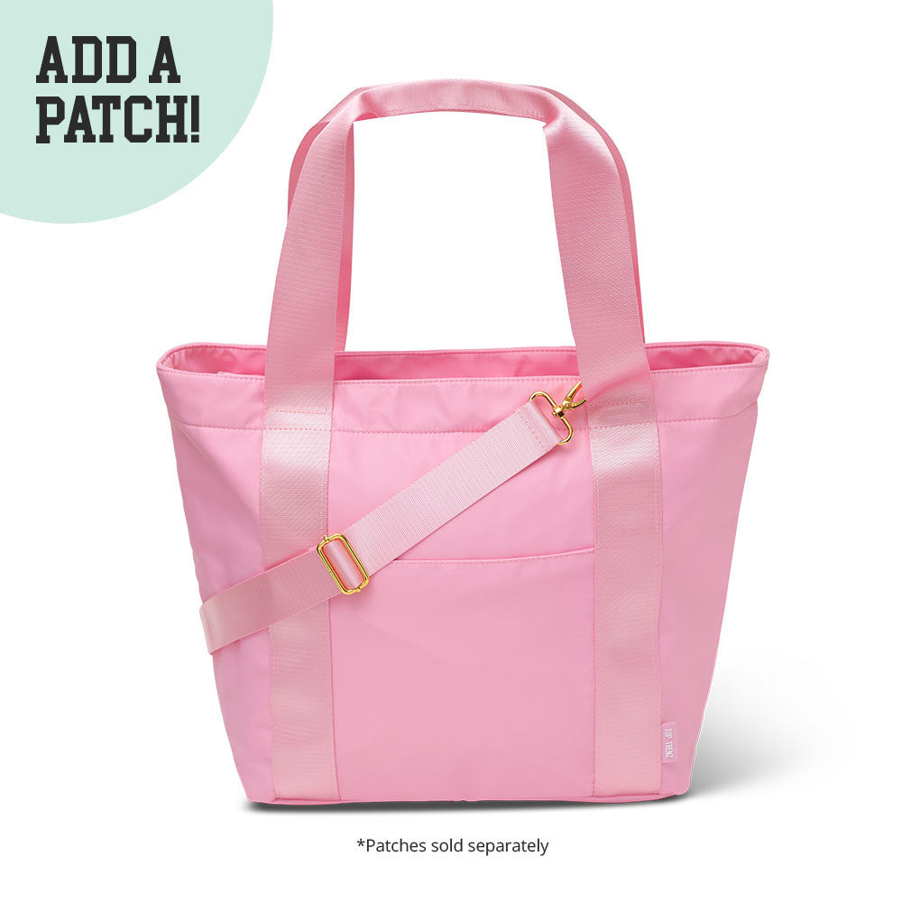 Pink Classic Nylon Tote Bag For Kids And Tweens | Top Trenz