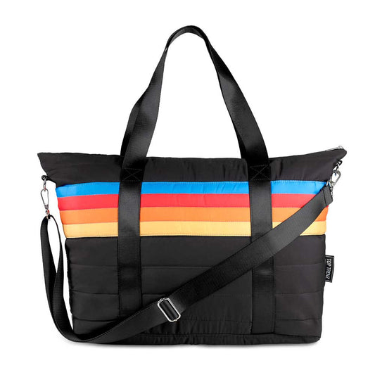 Printed Puffer Tote Weekender Bag For Kids And Tweens | Top Trenz