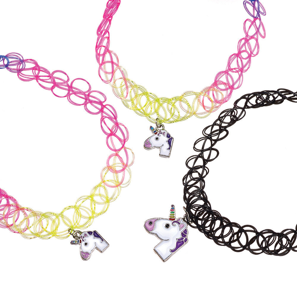 Unicorn Stretch Tattoo Jewelry Choker | Top Trenz