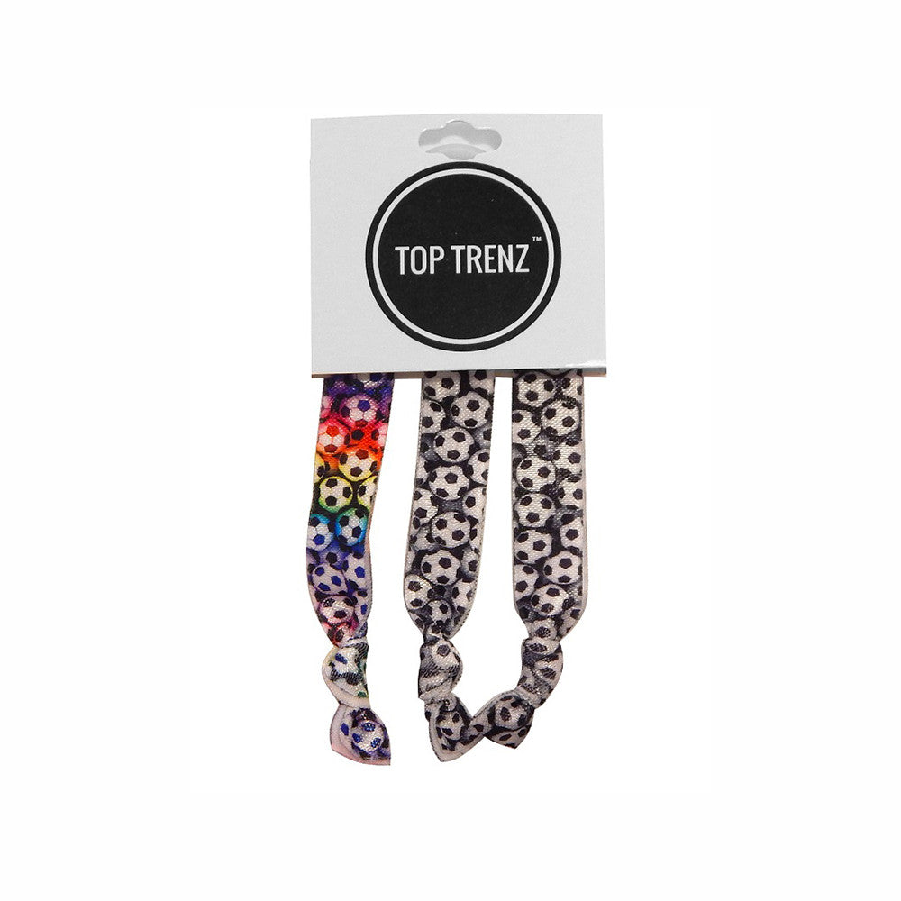 Soccer Ponytail Holders | Top Trenz